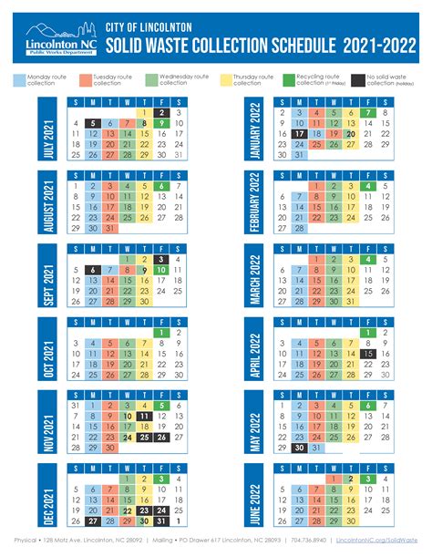 WASTE COLLECTION SCHEDULE 2024 .